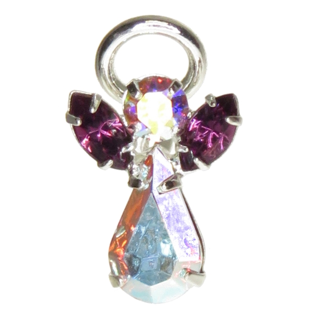 Guardian Angel Pin Amethyst - February