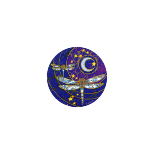 Mandala Art Stickers Dragonfly Moon