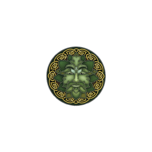 Mandala Art Stickers Green Man