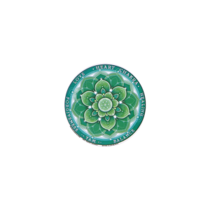 Mandala Art Stickers Heart Chakra