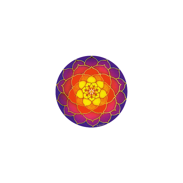 Mandala Art Stickers Sunrise Lotus