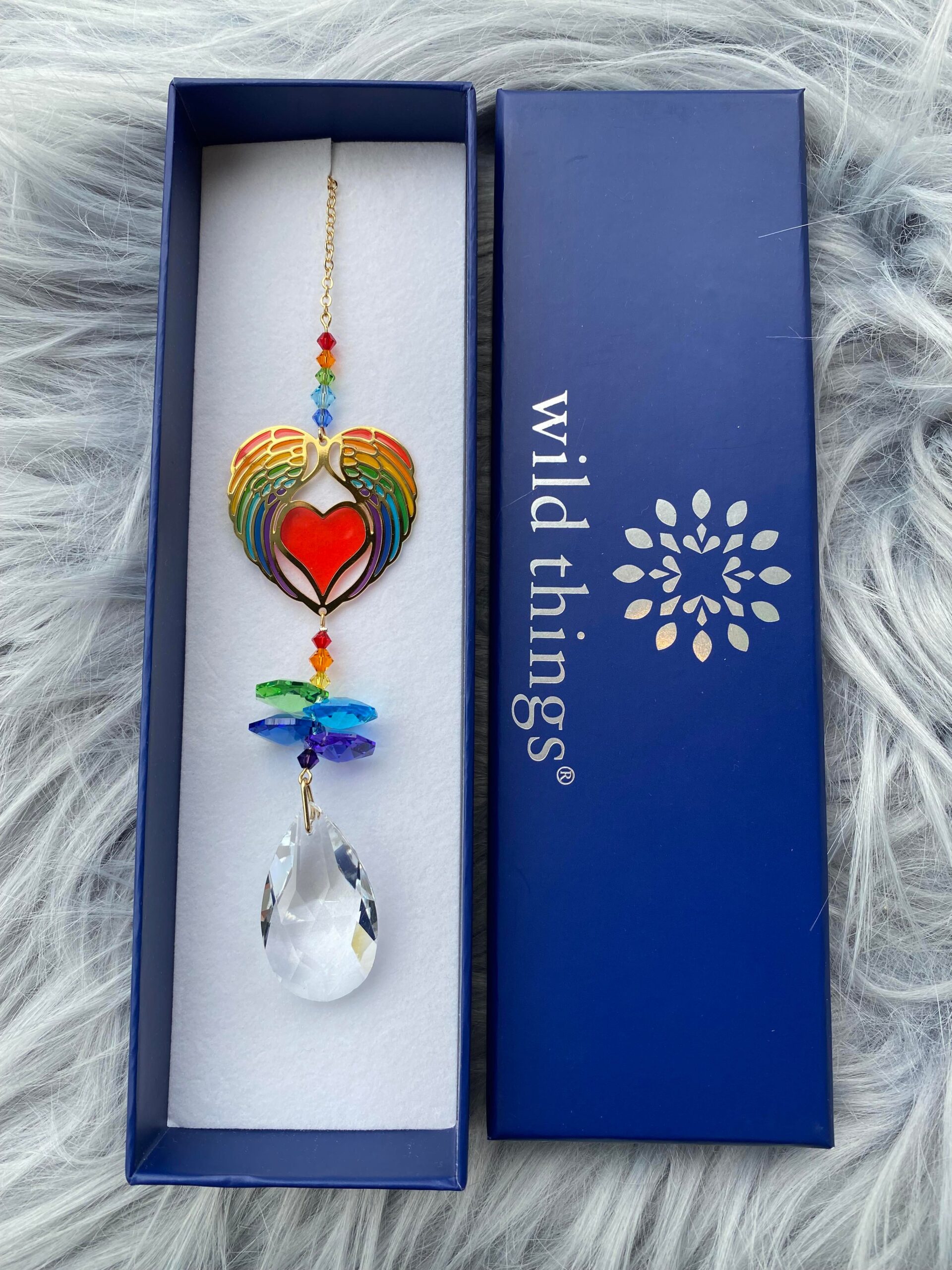 Window Jewels - Angel Wing Heart - Image 2